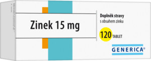 GENERICA Zinek 15 mg tbl.120