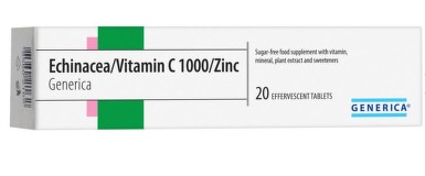 GENERICA Echinacea/Vitamin C 1000/Zinc eff.tbl.20
