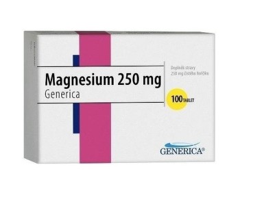 GENERICA Magnesium 250 tbl. 100