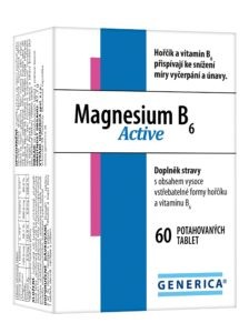 GENERICA Magnesium B6 Active tbl.60