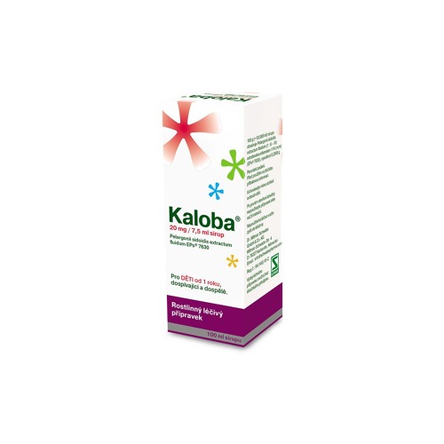 KALOBA 20 MG/7,5 ML SIRUP sirup 100ML