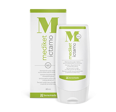 Mediket Ictamo šampon mastné lupy a seborea 80ml