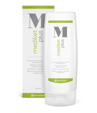 Mediket Plus šampon suché a mastné lupy 200ml