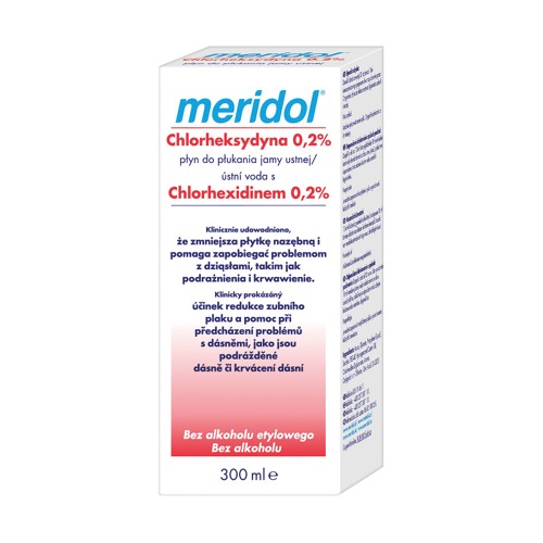 MERIDOL ústní voda s chlorhexidinem 0,2% 300ml MERIDOL ústní voda s chlorhexidinem 0,2% 300ml