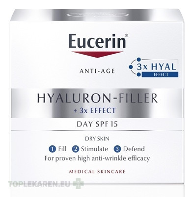 Eucerin HYAL-FILLER+3xEFF denní krém 50ml